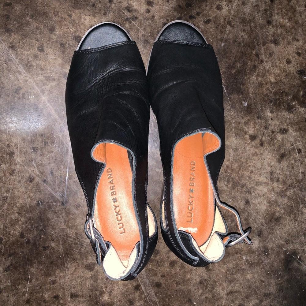 Lucky Brand leather booties